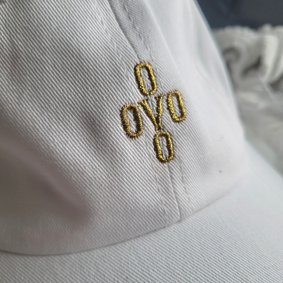 OVO White Hat with Gold Letters Adjustable Cap New with Tag - Picture 2 of 10